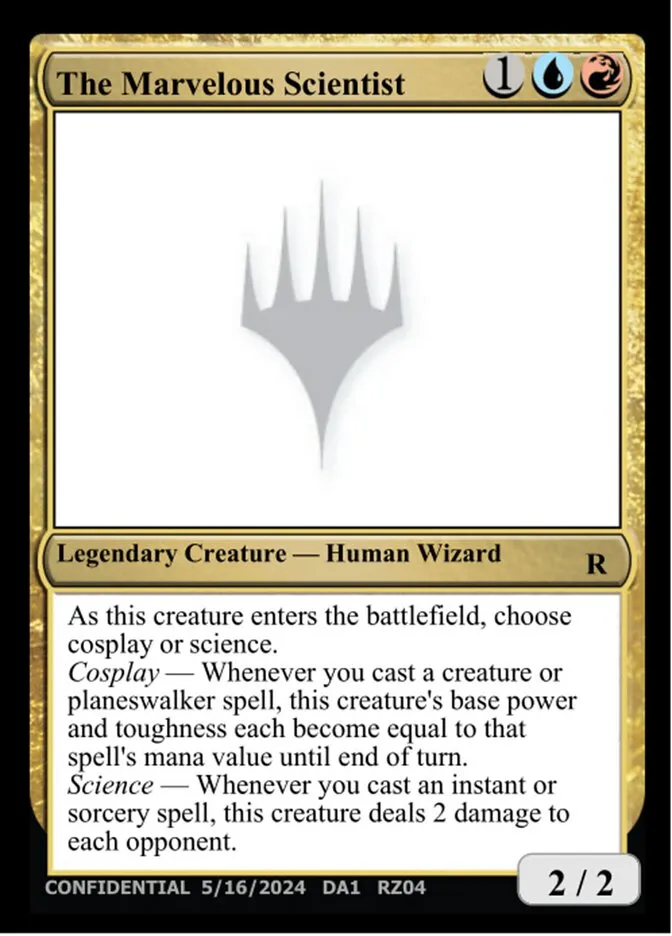 The Marvelous Scientist Front Face