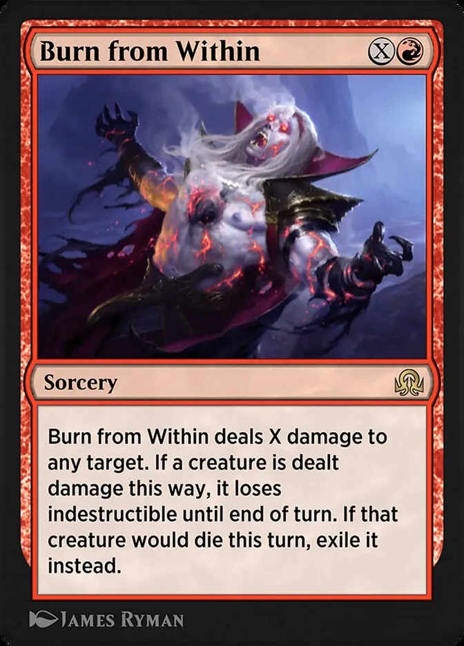 Burn from Within Front Face