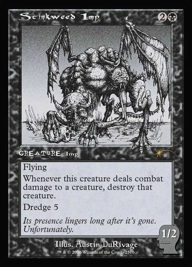 Stinkweed Imp Front Face