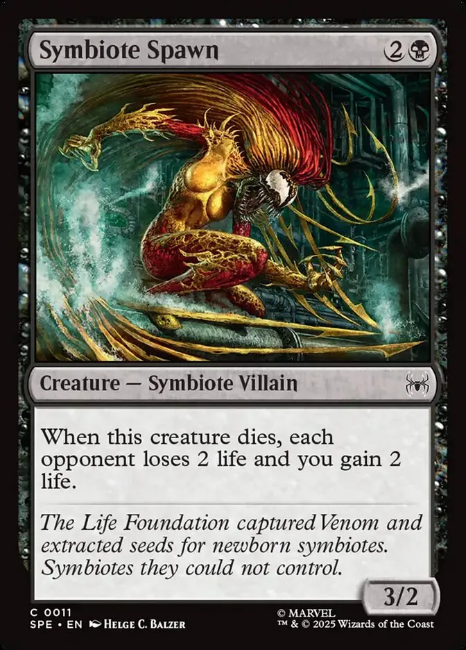 Symbiote Spawn Front Face