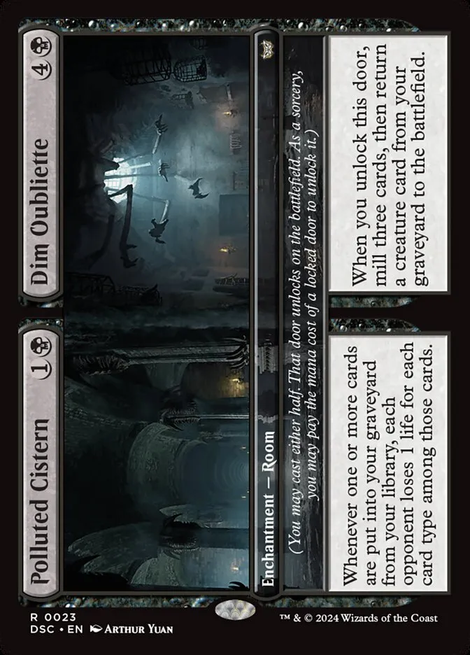 Polluted Cistern // Dim Oubliette Front Face