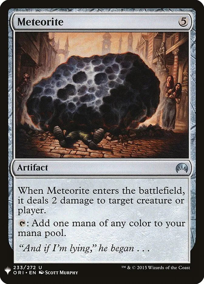 Meteorite Front Face