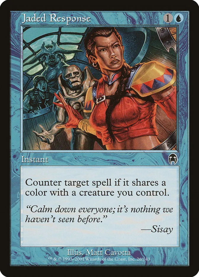 Jaded Response Front Face