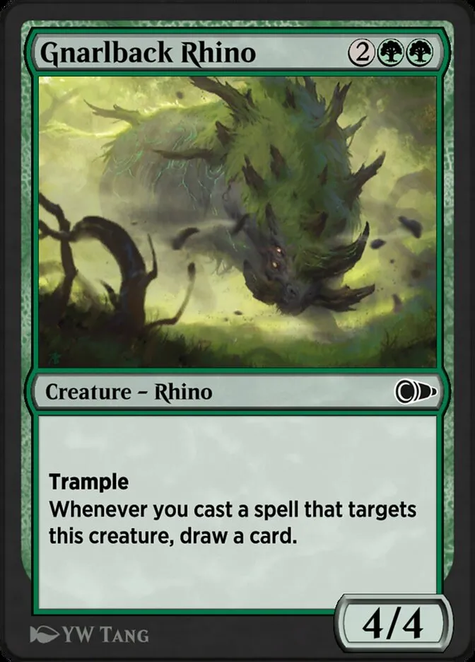 Gnarlback Rhino Front Face