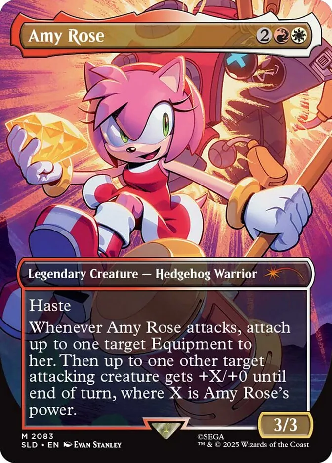Amy Rose Front Face