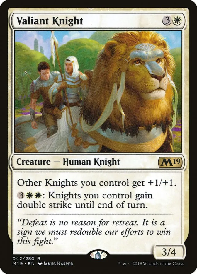 Valiant Knight Front Face