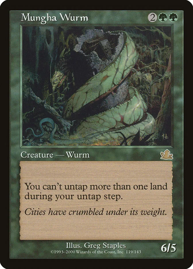 Mungha Wurm Front Face