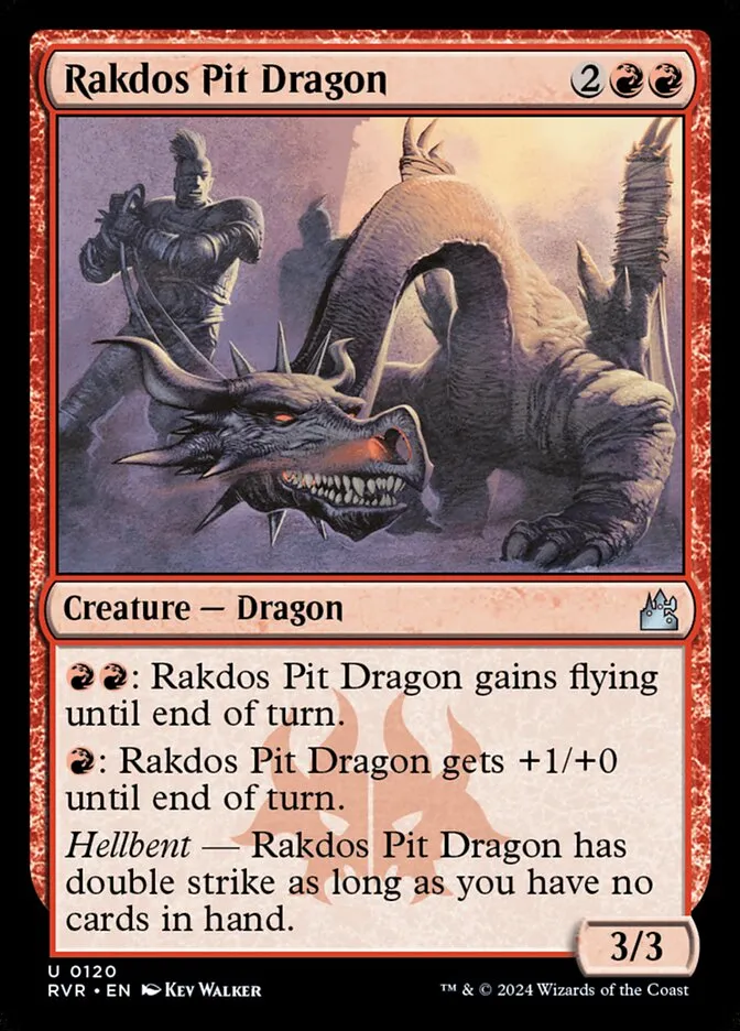 Rakdos Pit Dragon Front Face