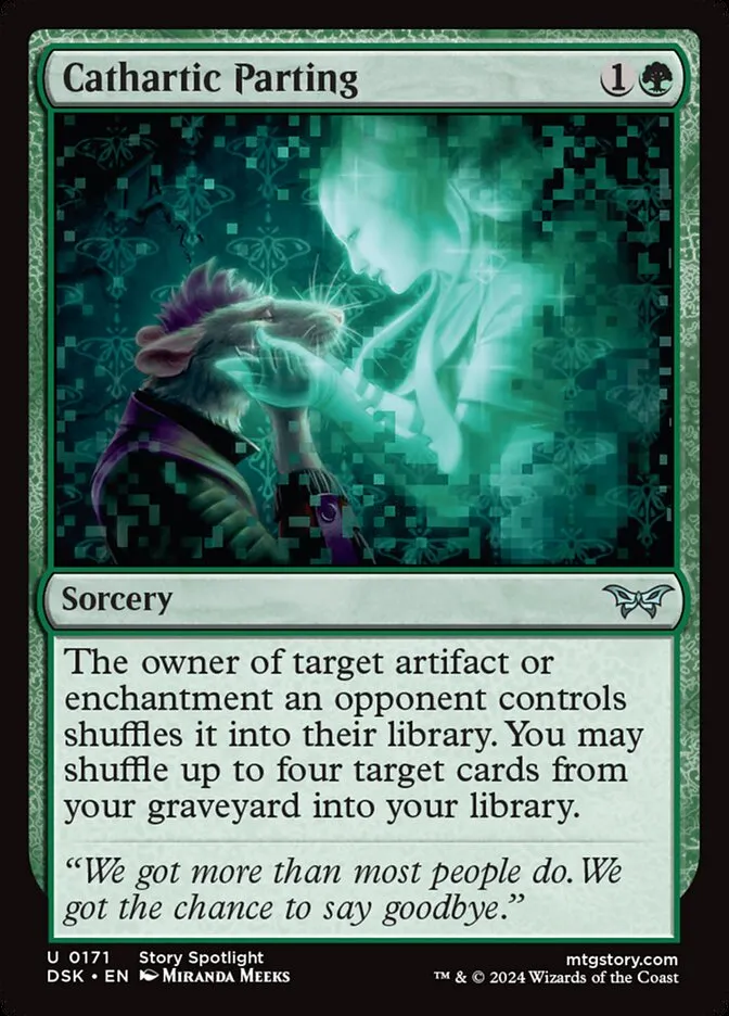 Cathartic Parting Front Face