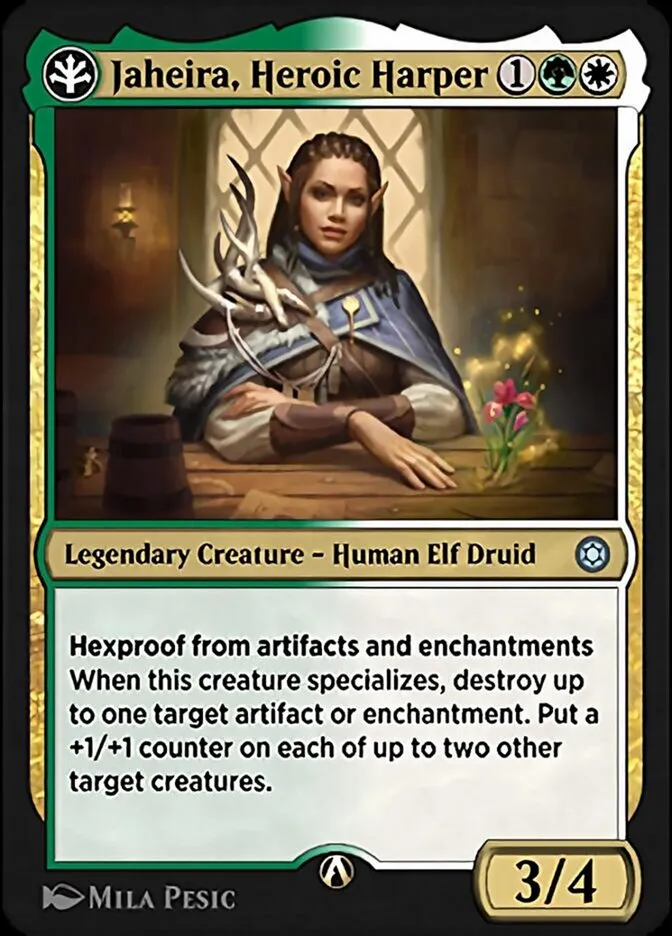 Jaheira, Heroic Harper Front Face