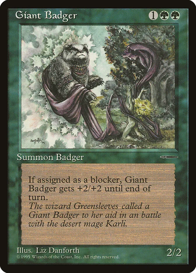 Giant Badger Front Face