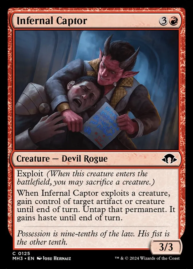 Infernal Captor Front Face