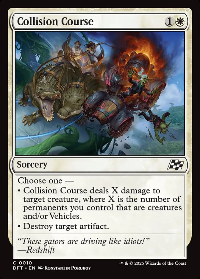 Collision Course Front Face