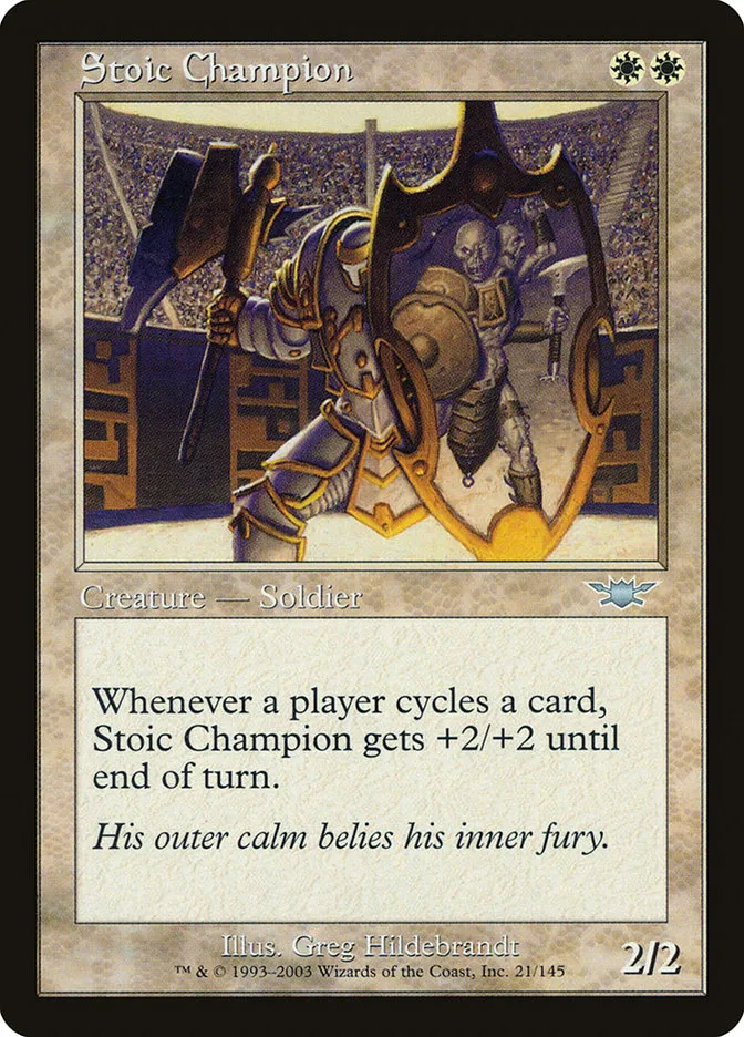 Stoic Champion Front Face