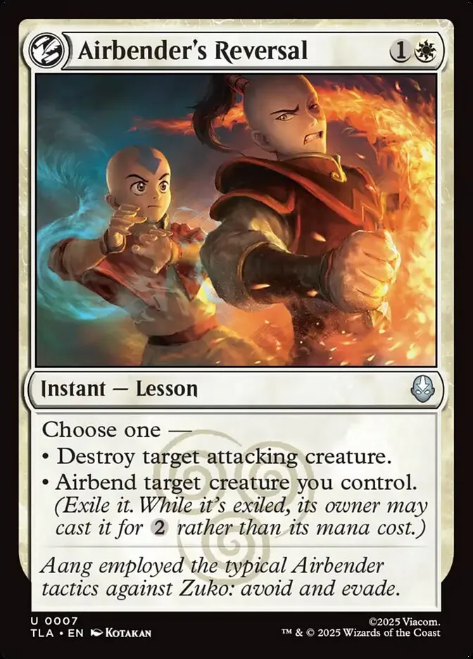 Airbender's Reversal Front Face