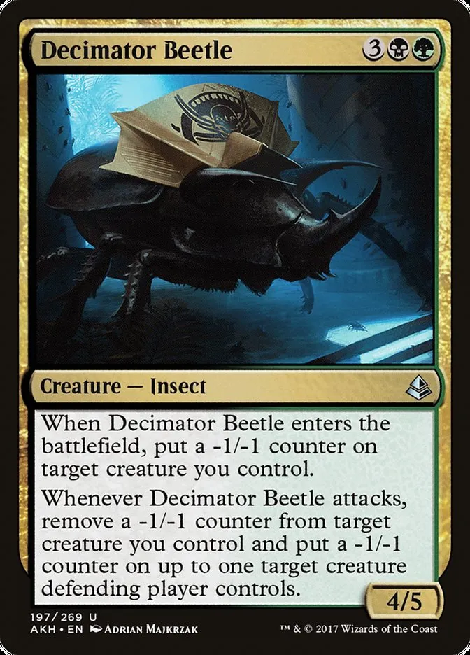 Decimator Beetle Front Face