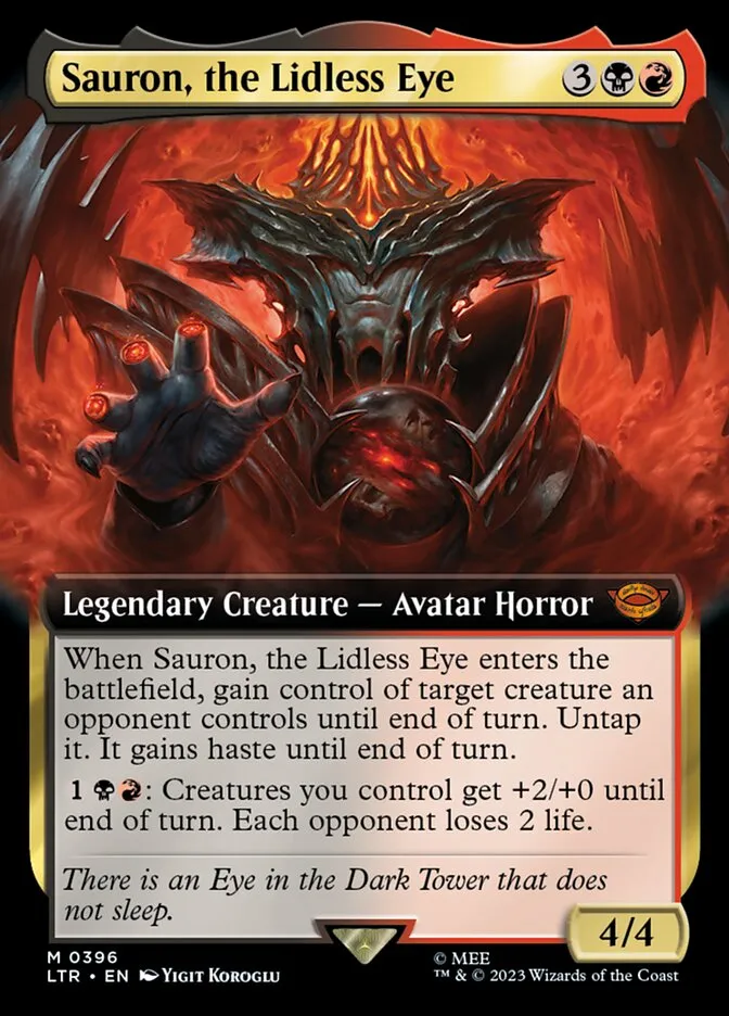 Sauron, the Lidless Eye Front Face