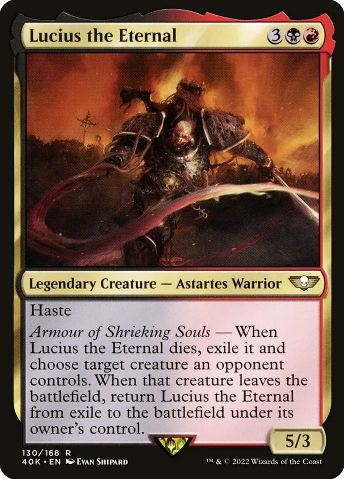 Lucius the Eternal Front Face