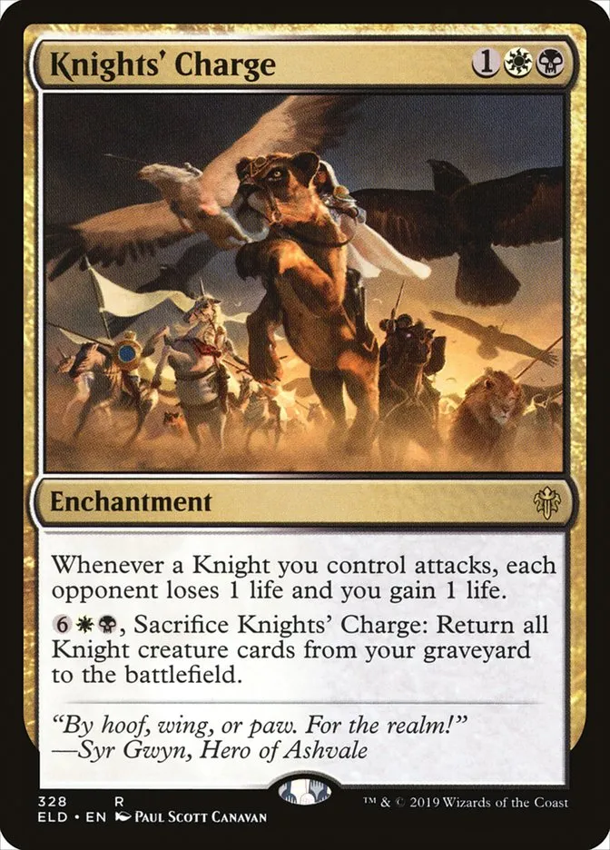 Knights' Charge Front Face