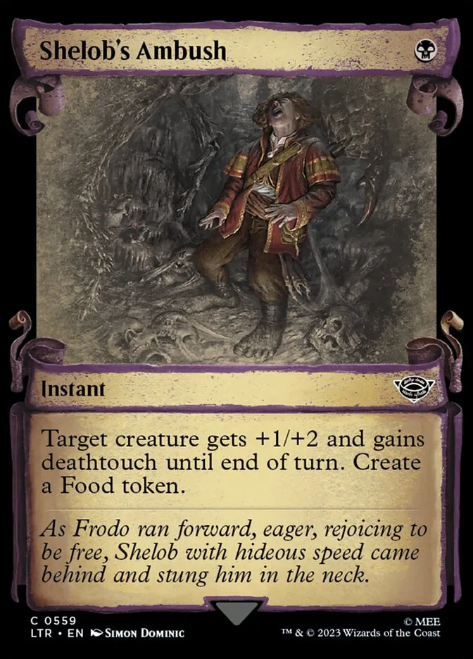 Shelob's Ambush Front Face