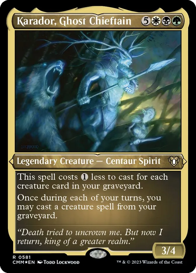 Karador, Ghost Chieftain Front Face