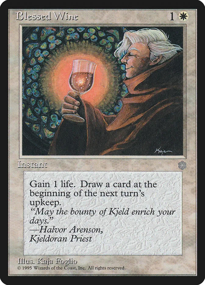 Blessed Wine Front Face