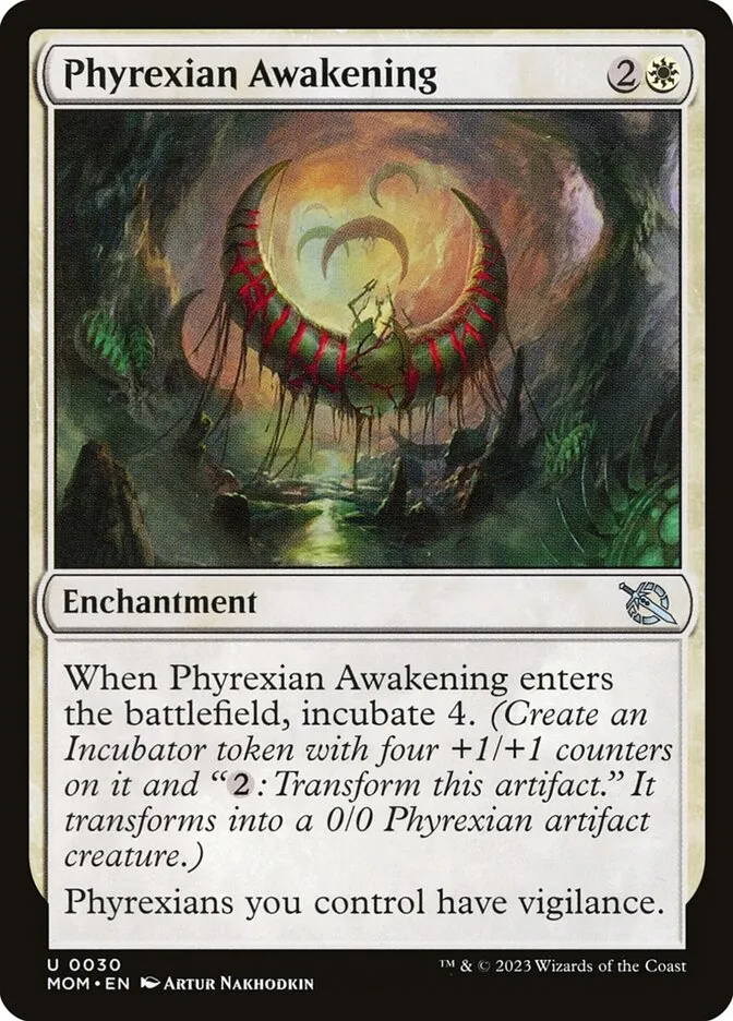 Phyrexian Awakening Front Face