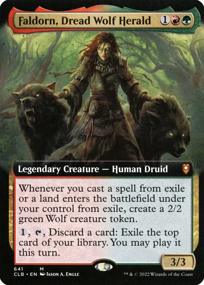 Faldorn, Dread Wolf Herald Front Face
