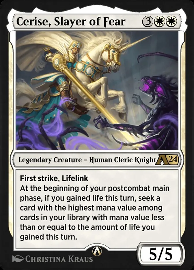 Cerise, Slayer of Fear Front Face