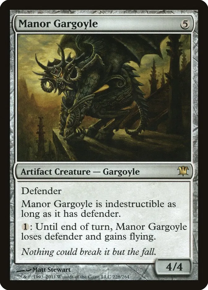 Manor Gargoyle Front Face