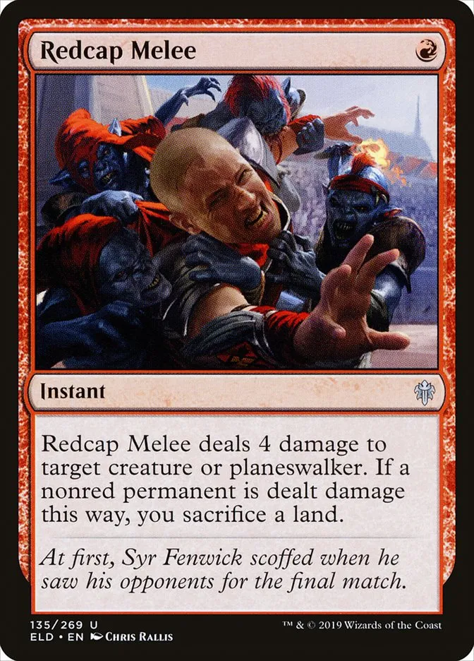 Redcap Melee Front Face