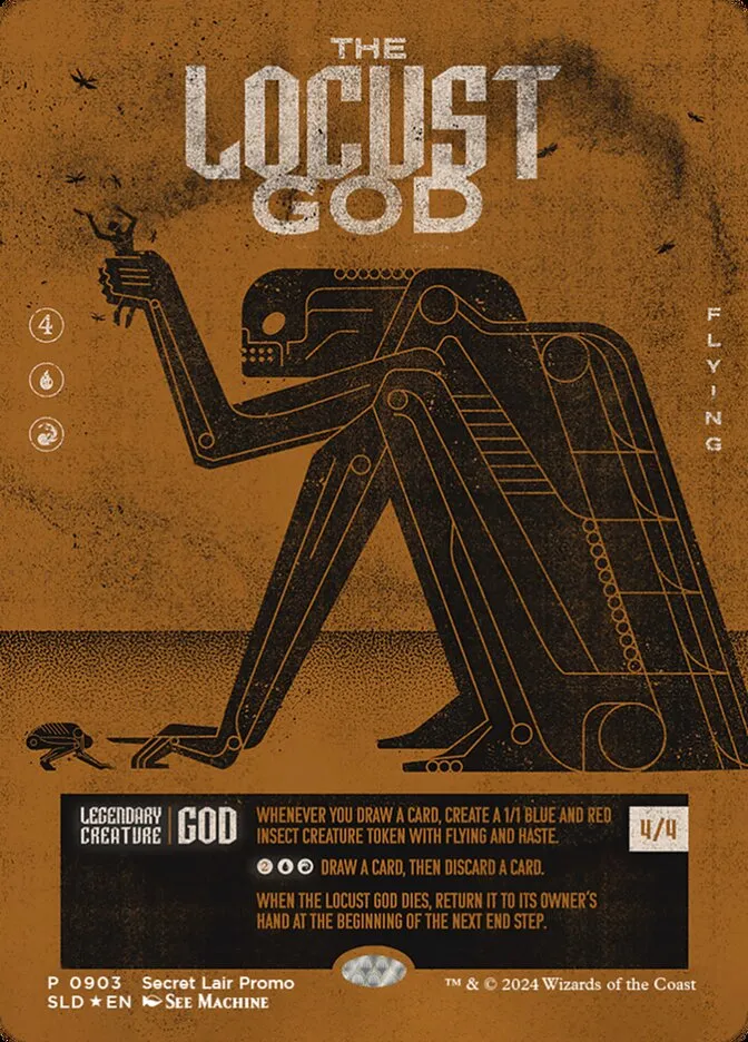 The Locust God Front Face