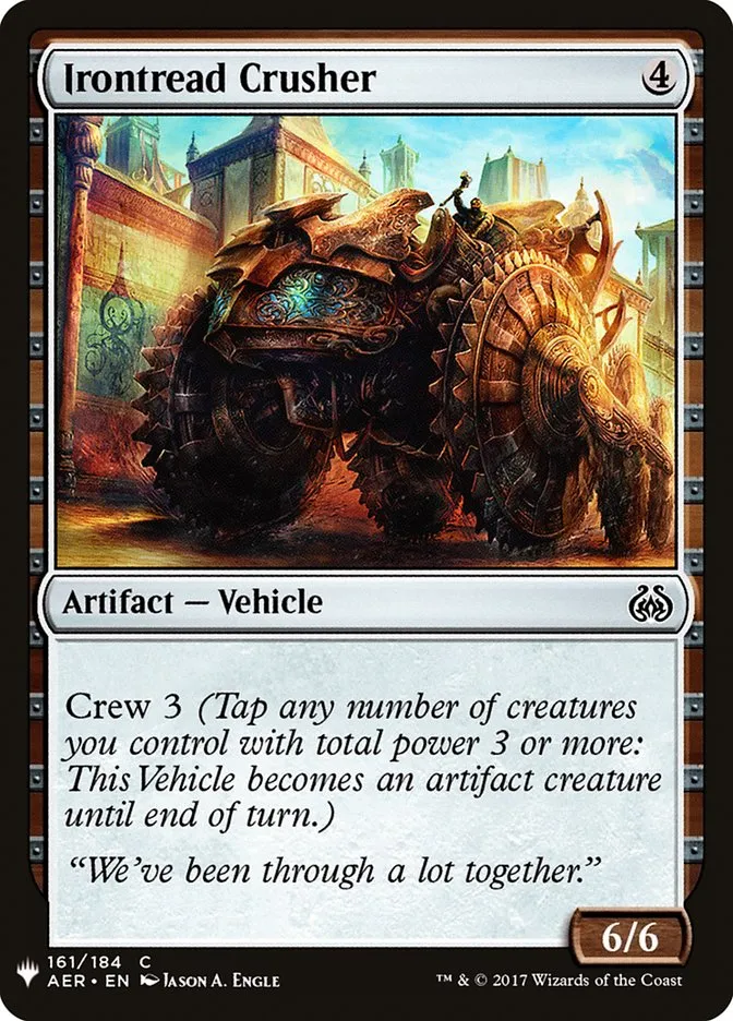 Irontread Crusher Front Face