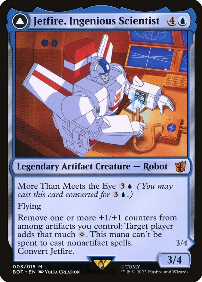 Jetfire, Ingenious Scientist // Jetfire, Air Guardian Front Face