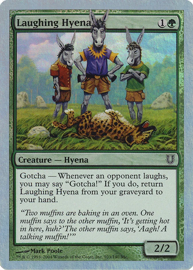 Laughing Hyena Front Face