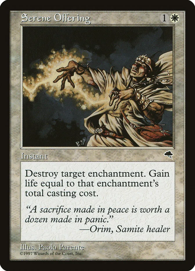 Serene Offering Front Face