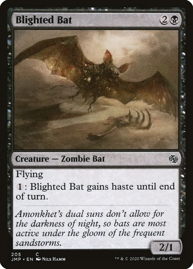 Blighted Bat Front Face