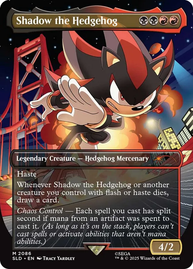 Shadow the Hedgehog Front Face