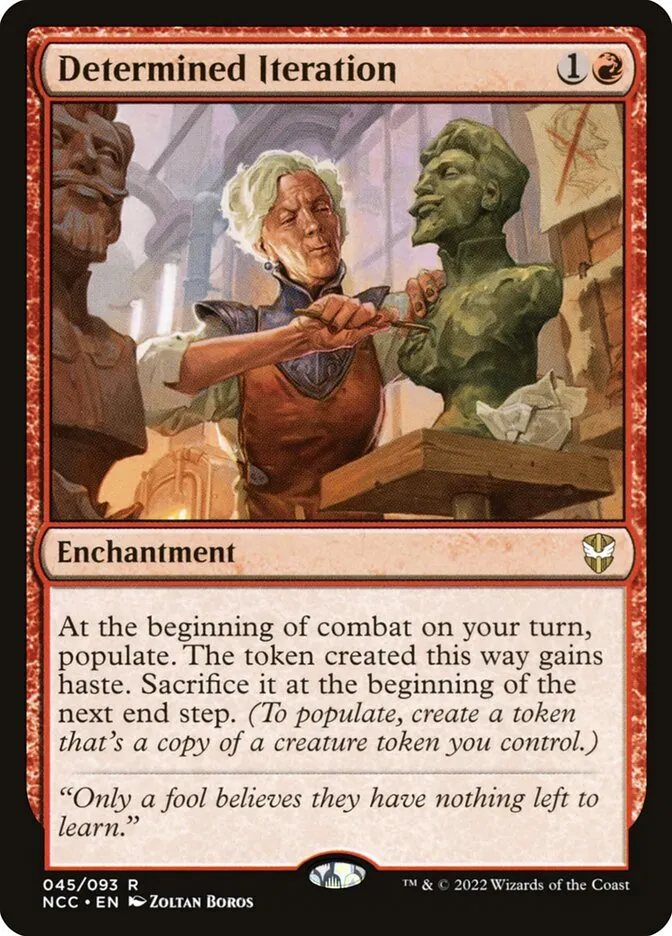 Determined Iteration Front Face