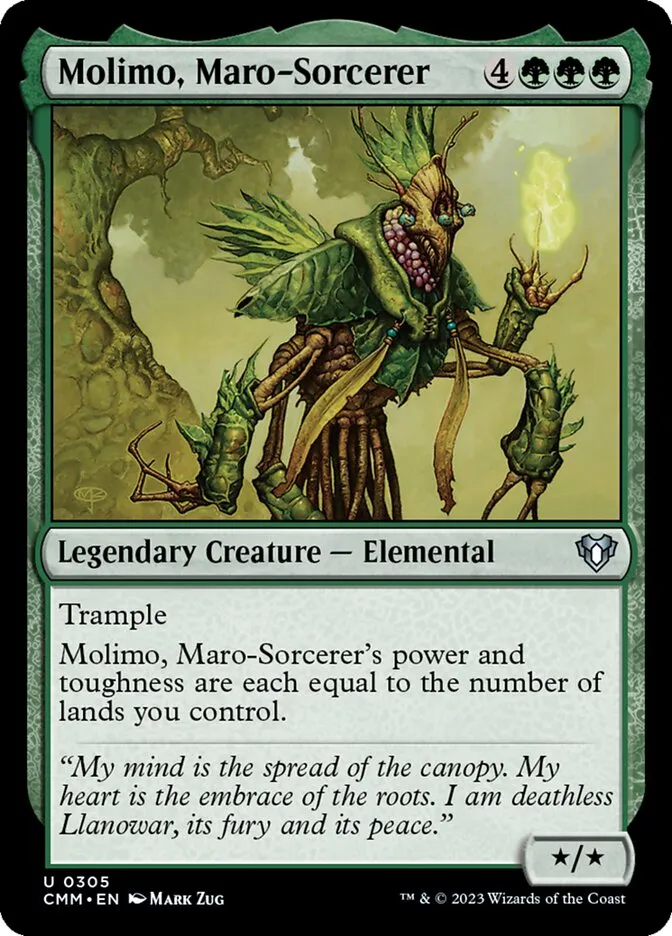 Molimo, Maro-Sorcerer Front Face