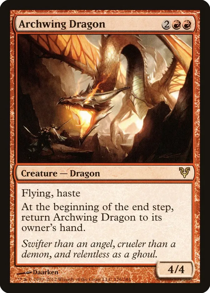 Archwing Dragon Front Face