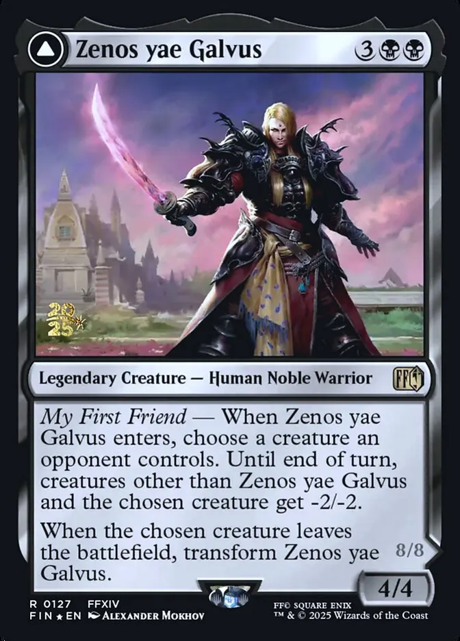 Zenos yae Galvus // Shinryu, Transcendent Rival Front Face