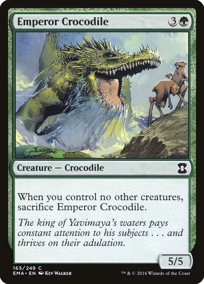 Emperor Crocodile Front Face