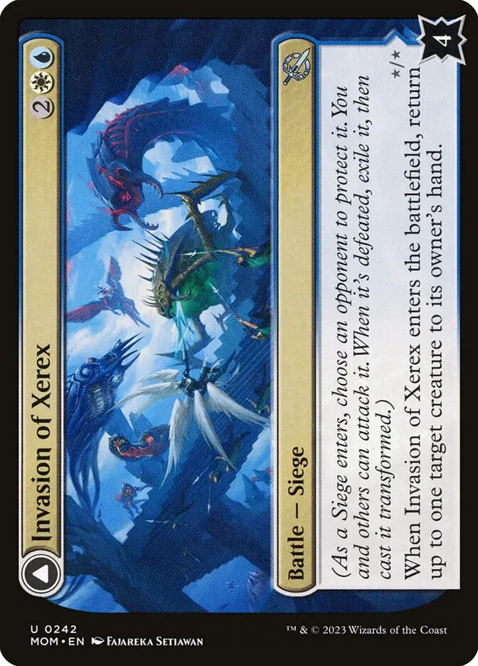 Invasion of Xerex // Vertex Paladin Front Face