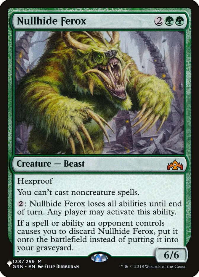 Nullhide Ferox Front Face