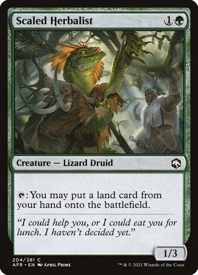 Scaled Herbalist Front Face
