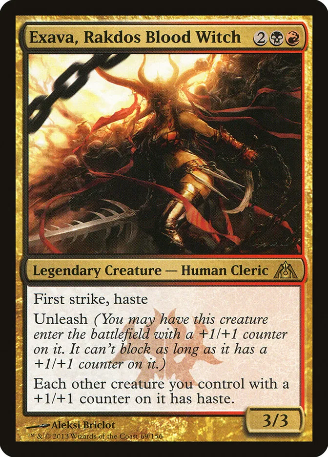 Exava, Rakdos Blood Witch Front Face