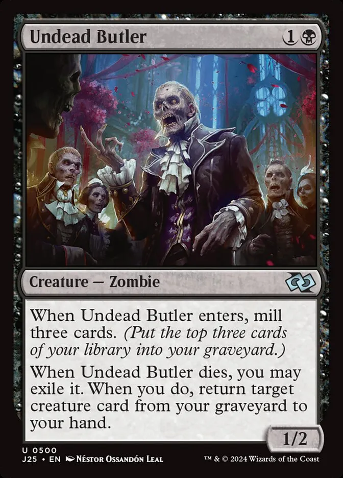 Undead Butler Front Face