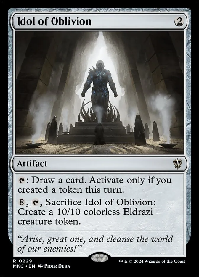 Idol of Oblivion Front Face