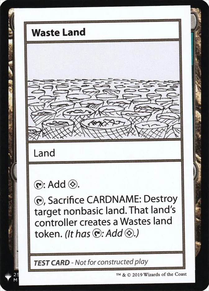 Waste Land Front Face